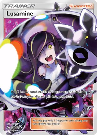 Lusamine (Full Art) (153/156) [SM  Ultra Prism] Holofoil - Ultra Rare