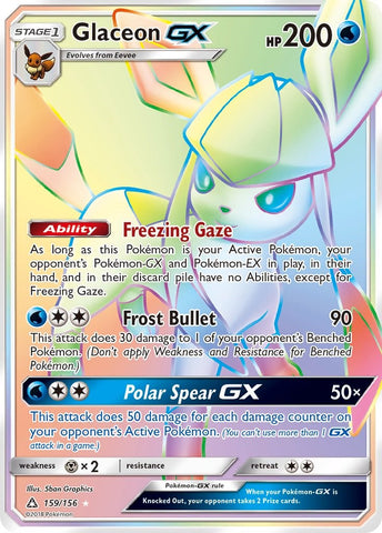 Glaceon GX (Secret Rare) [SM05 - 159/156]