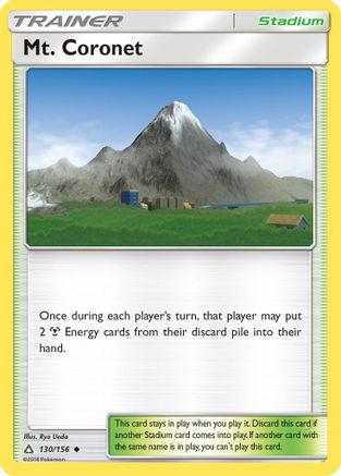Mt. Coronet (130/156) [SM  Ultra Prism] Reverse Holofoil - Uncommon