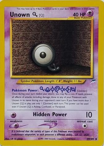 Unown [Q] (59/105) [Neo Destiny] Unlimited - Uncommon