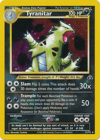 Tyranitar (12/75) [Neo Discovery] Unlimited Holofoil - Holo Rare