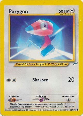 Porygon (078/105) [Neo Destiny] Unlimited - Common