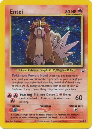 Entei (6/64) [Neo Revelation] Unlimited Holofoil - Holo Rare