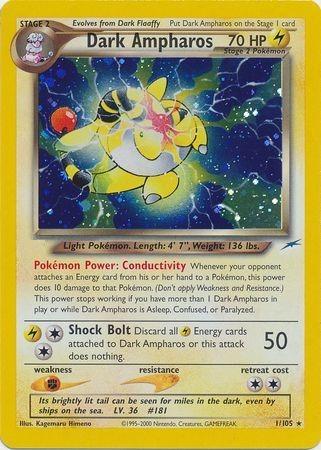 Dark Ampharos (1/105) [Neo Destiny] Unlimited Holofoil - Holo Rare