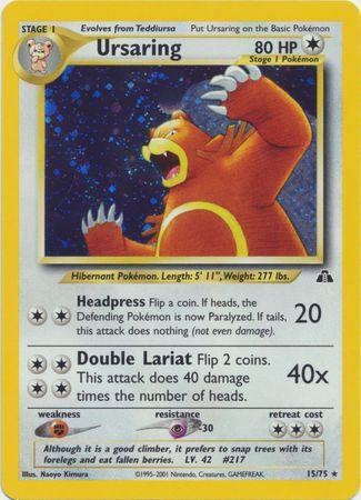 Ursaring (15/75) [Neo Discovery] Unlimited Holofoil - Holo Rare