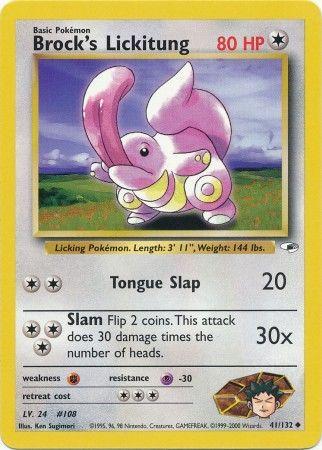 Brock's Lickitung (041/132) [Gym Heroes] Unlimited - Uncommon