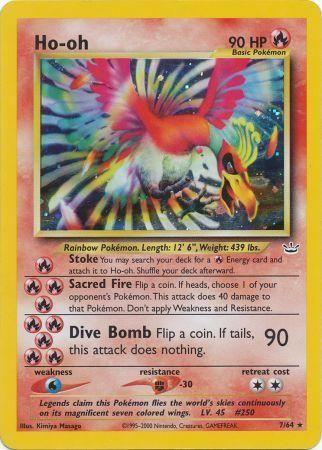 Ho-oh (7/64) [Neo Revelation] Unlimited Holofoil - Holo Rare