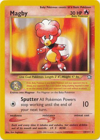 Magby (023/111) [Neo Genesis] Unlimited - Rare