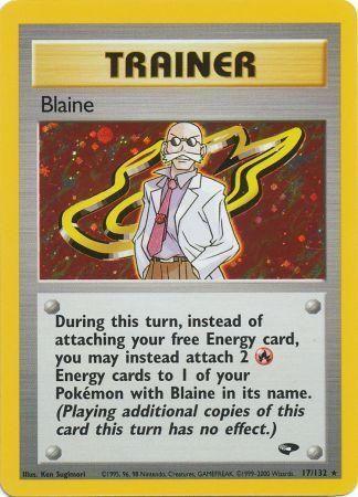 Blaine (17/132) [Gym Challenge] Unlimited Holofoil - Holo Rare