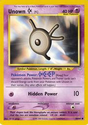 Unown [K] (058/64) [Neo Revelation] Unlimited - Common