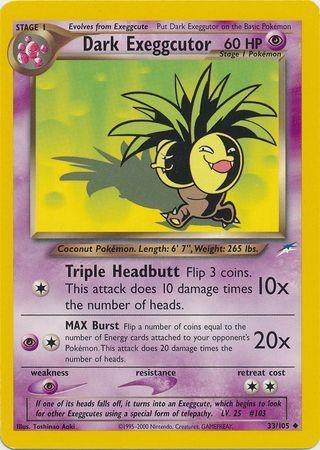 Dark Exeggcutor (033/105) [Neo Destiny] Unlimited - Uncommon