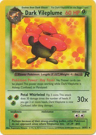 Dark Vileplume (030/82) [Team Rocket] Unlimited - Rare