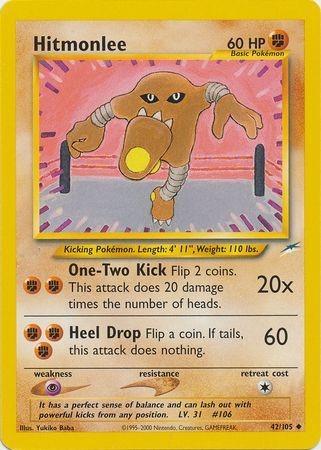 Hitmonlee (042/105) [Neo Destiny] Unlimited - Uncommon