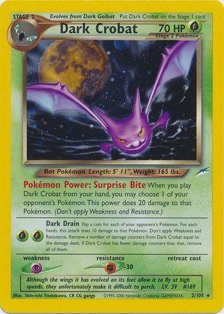 Dark Crobat (2/105) [Neo Destiny] Unlimited Holofoil - Holo Rare