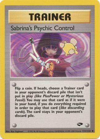 Sabrina's Psychic Control (121/132) [Gym Challenge] Unlimited - Uncommon
