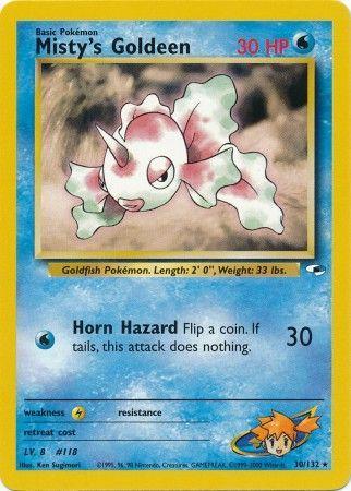 Misty's Goldeen (030/132) [Gym Heroes] Unlimited - Rare