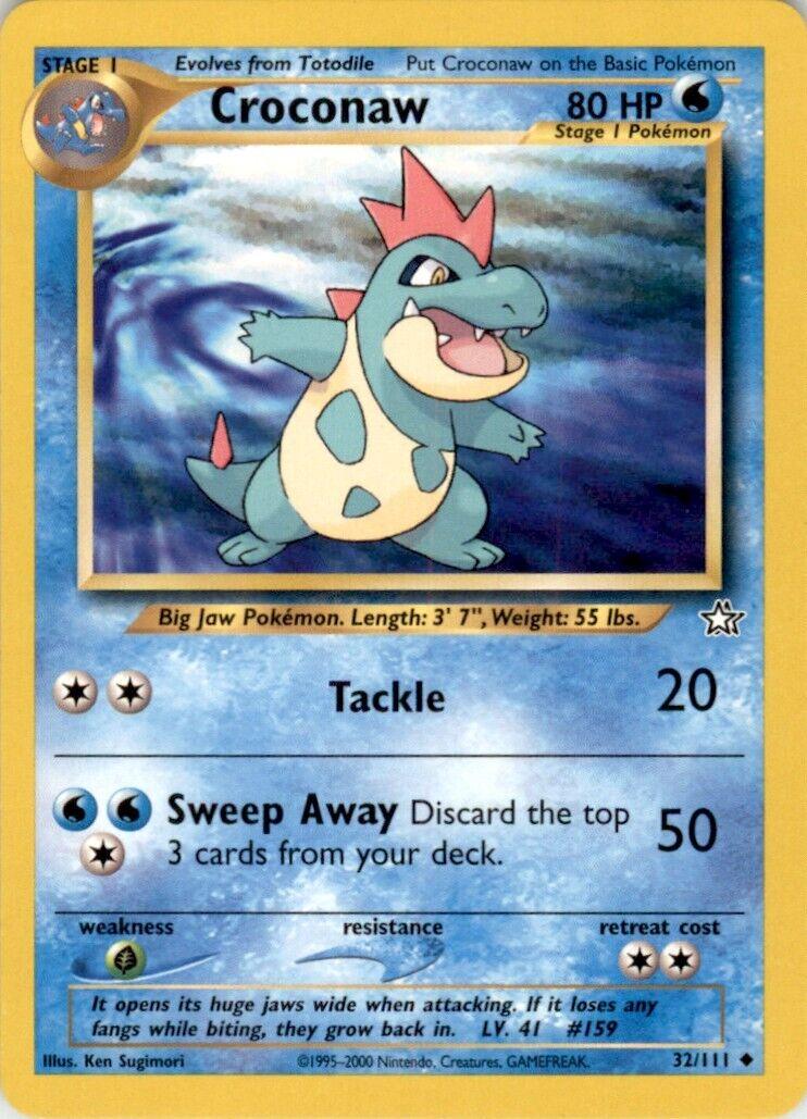 Croconaw (032/111) [Neo Genesis] Unlimited - Uncommon