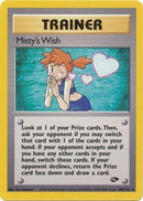 Misty's Wish (108/132) [Gym Challenge] Unlimited - Rare