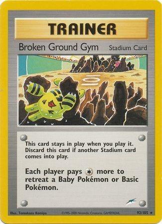 Broken Ground Gym (92/105) [Neo Destiny] Unlimited - Rare