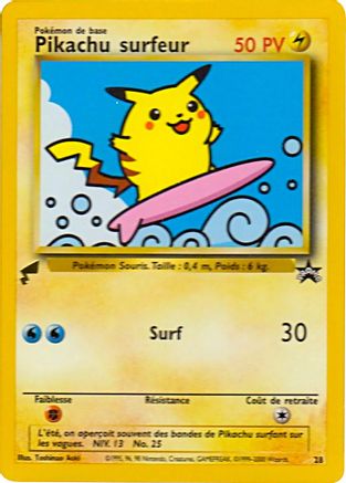 Pikachu (Surfing) (028) [Pikachu World Collection Promos] - Promo