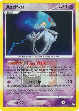 Azelf (League Promo) (019/146) [League & Championship Cards] Reverse Holofoil - Promo