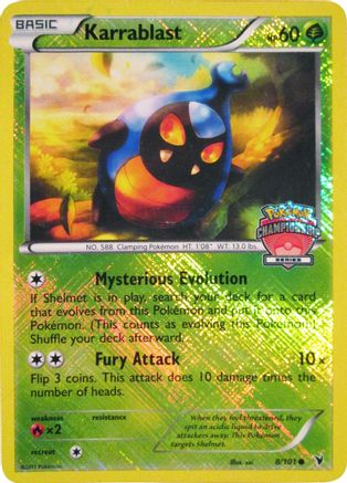 Karrablast (Championship Series) (8/101) [League & Championship Cards] Reverse Holofoil - Promo
