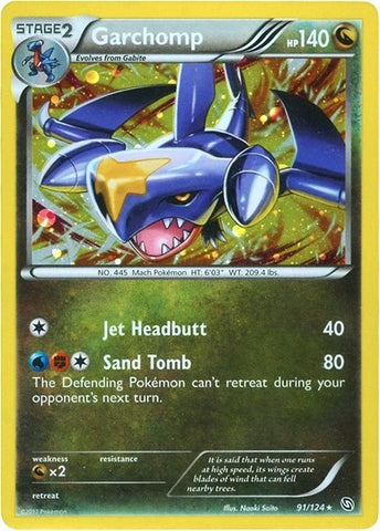 Garchomp - 91/124 (Cosmos Holo) [BLE - 091/124]