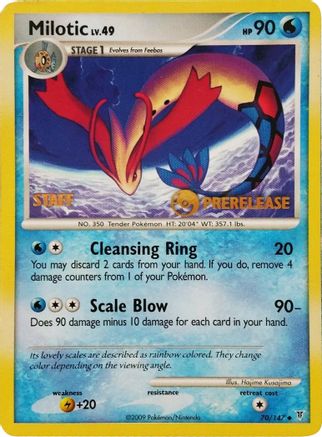 Milotic (Prerelease) [Staff] (70/147) [Nintendo Promos] - Promo