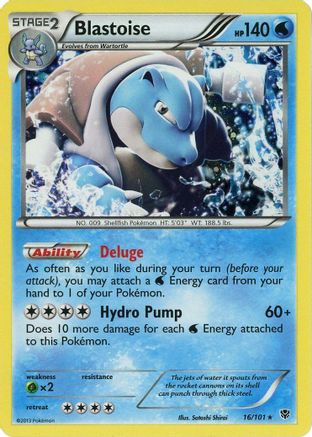 Blastoise (Cosmos Holo) (16/101) [Blister Exclusives] Holofoil - Promo