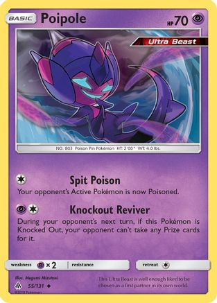 Poipole (055/131) [SM  Forbidden Light] Reverse Holofoil - Uncommon