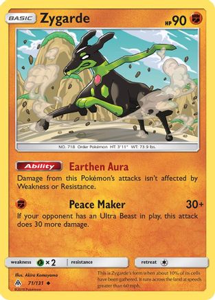 Zygarde (71/131) [SM  Forbidden Light] - Uncommon