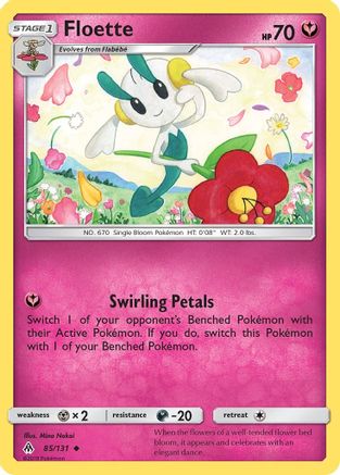 Floette (085/131) [SM  Forbidden Light] Reverse Holofoil - Uncommon