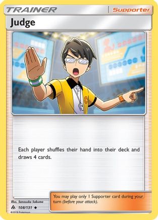 Judge (108/131) [SM  Forbidden Light] Reverse Holofoil - Uncommon