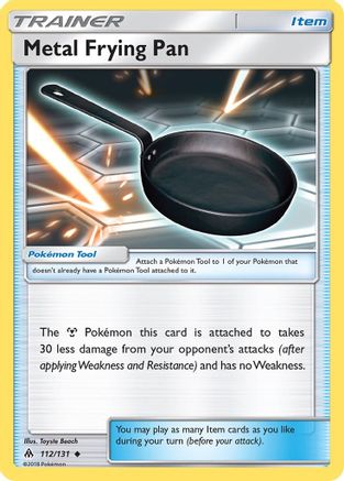 Metal Frying Pan (112/131) [SM  Forbidden Light] Reverse Holofoil - Uncommon