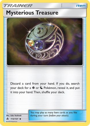 Mysterious Treasure (113/131) [SM  Forbidden Light] Reverse Holofoil - Uncommon