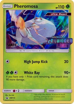 Pheromosa - SM115 (Prerelease) [Staff] (SM115) [SM Promos] Holofoil - Promo