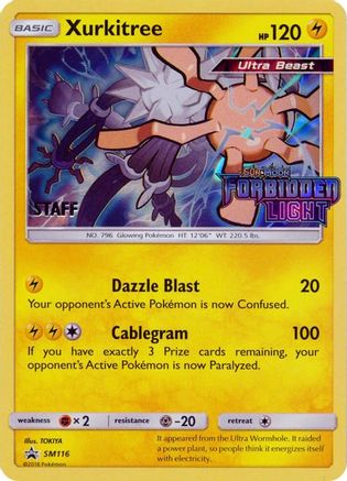 Xurkitree - SM116 (Prerelease) [Staff] (SM116) [SM Promos] Holofoil - Promo