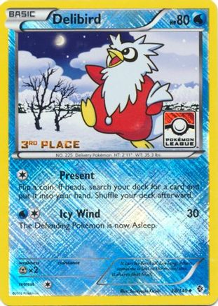 Delibird (Pokemon League) [3rd Place] (38/149) [League & Championship Cards] Reverse Holofoil - Promo