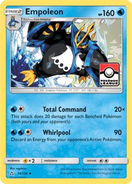 Empoleon - 34/156 (Pokemon League) [PR - 034/156]