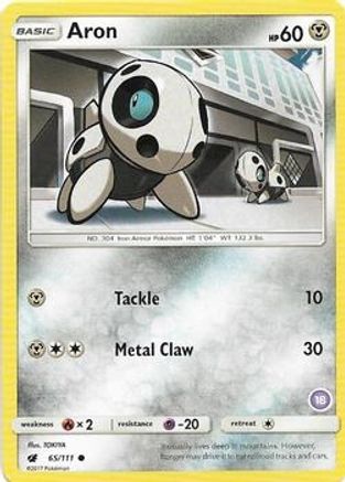 Aron (18) (65) [SM Trainer Kit Alolan Sandslash & Alolan Ninetales] - Common