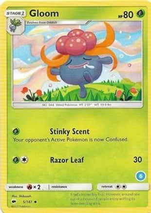 Gloom (6) (5) [SM Trainer Kit Alolan Sandslash & Alolan Ninetales] - Uncommon