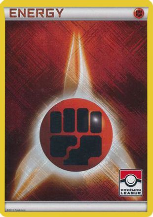 Fighting Energy (2011 Pokemon League) [League & Championship Cards] Holofoil - Promo