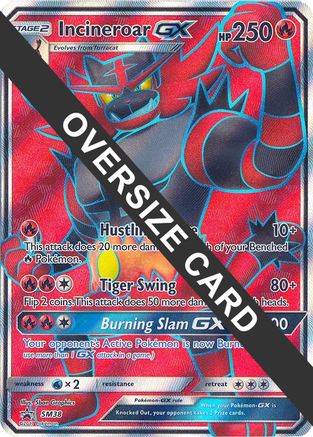 Incineroar GX - SM38 (SM Black Star Promo) (SM38) [Jumbo Cards] Holofoil - Promo