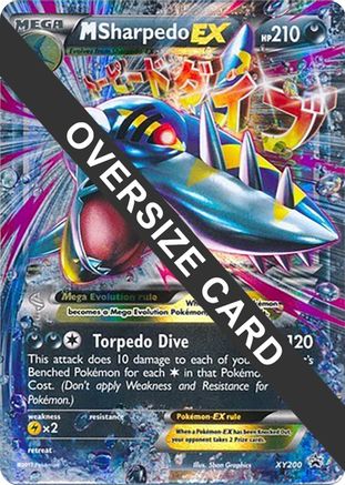 M Sharpedo EX - XY200 (XY200) [Jumbo Cards] Holofoil - Promo