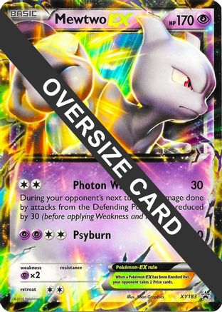 Mewtwo EX - XY183 (XY183) [Jumbo Cards] Holofoil - Promo
