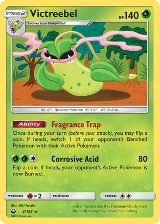 Victreebel (3/168) [SM  Celestial Storm] Holofoil - Holo Rare