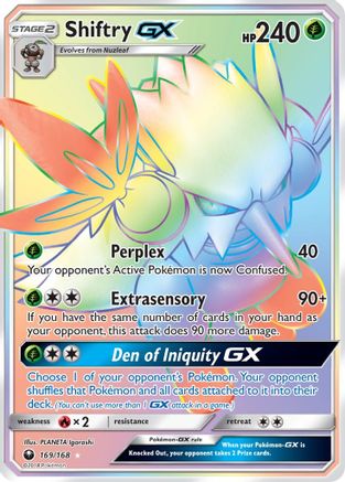 Shiftry GX (Secret) (169/168) [SM  Celestial Storm] Holofoil - Secret Rare