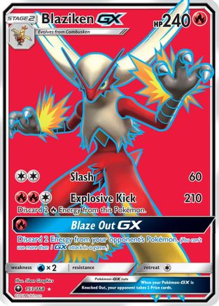 Blaziken GX (Full Art) (153/168) [SM  Celestial Storm] Holofoil - Ultra Rare