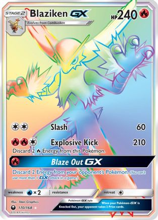 Blaziken GX (Secret) (170/168) [SM  Celestial Storm] Holofoil - Secret Rare