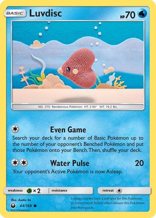Luvdisc (044/168) [SM  Celestial Storm] Reverse Holofoil - Common